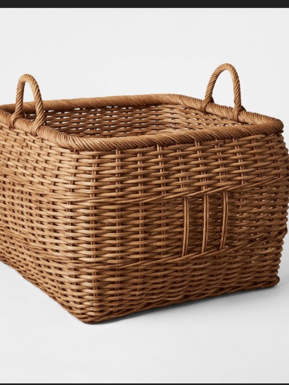 Large Square Rattan Harvest Basket - Threshold™ designed with Studio McGee